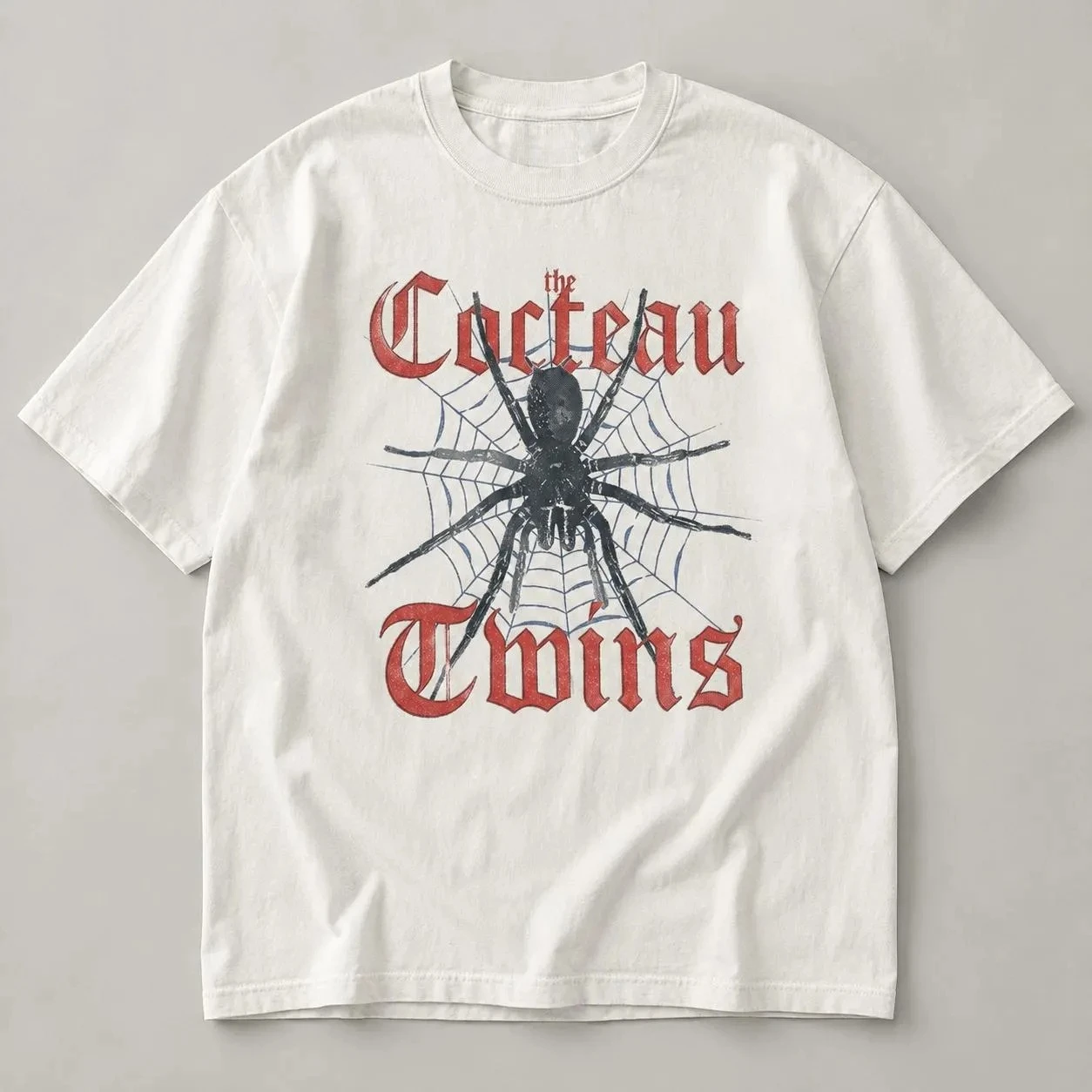 Summer Women's Cocteau Twins  Print T-shirt Cotton and Breathable Short Sleeve Streetwear Oversized Loose Casual