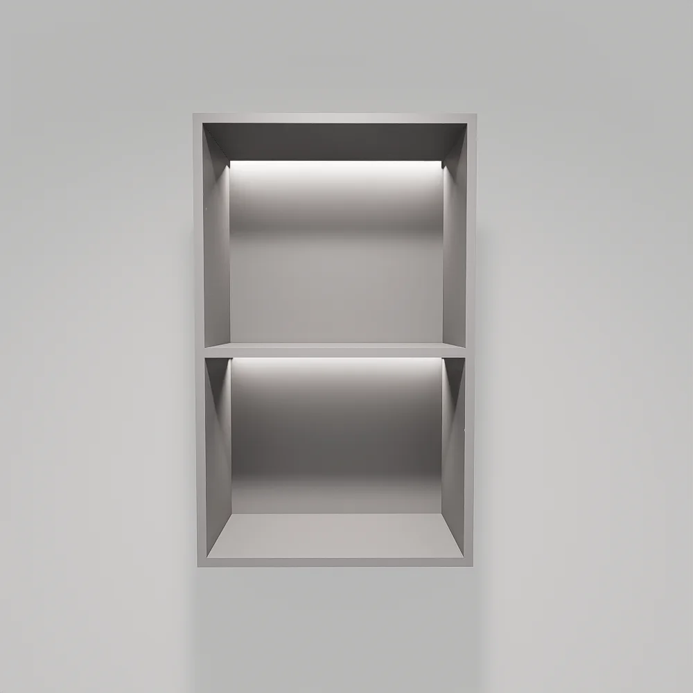

Стильный двухслойный нишевый шкаф, настенный монтаж, нишевый шкаф для хранения мелких продуктов