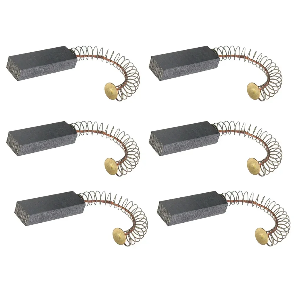 2/6Pcs Carbon Brushes Bush Repairing Part Electric Motor Replace Parts Power Tools Spare Accessories 30mm X 11mm X 6mm