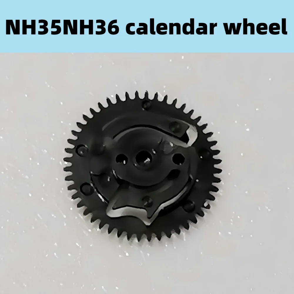 

Watch Movement Accessories Seiko Calendar Wheel for NH35NH36 Mechanical Watch Repair Parts Plastic Black Calendar Wheel