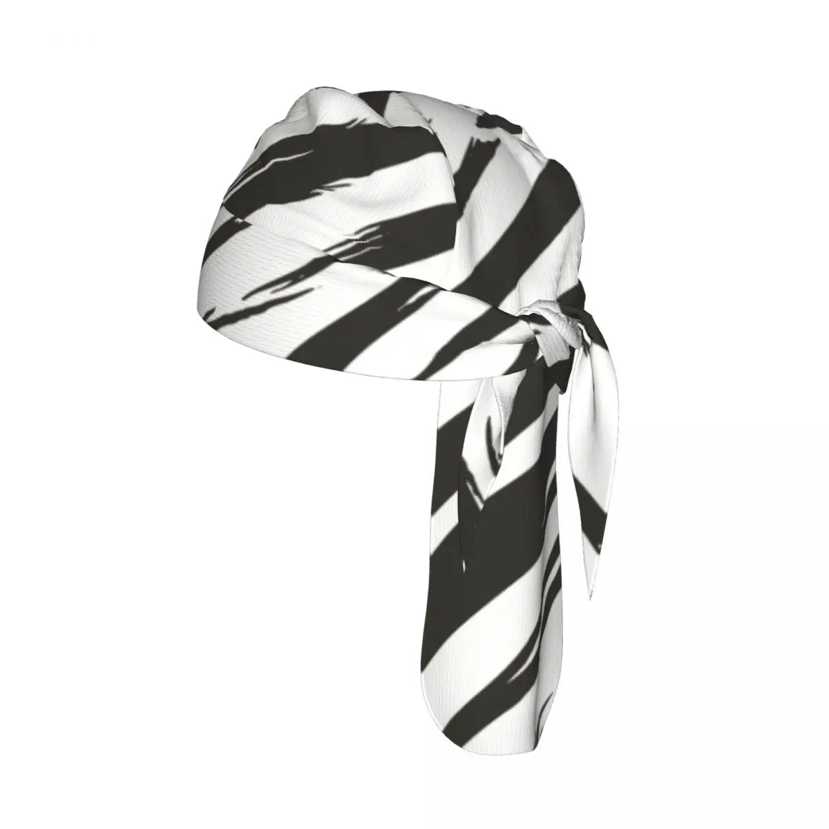 

Быстросохнущая шапка-бини в стиле пиратской шапки с забавным принтом под зебру, спортивная кепка для велоспорта, походов, кемпинга, головной платок-бандана