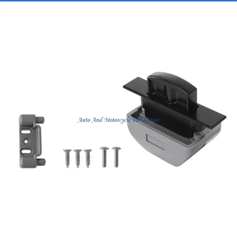 

P9FD Keyless RVs Push Cabinet Locks, Metal Push Button,Campers Cupboard Knob RVs Compartment Latches Catches for Caravans Yacht