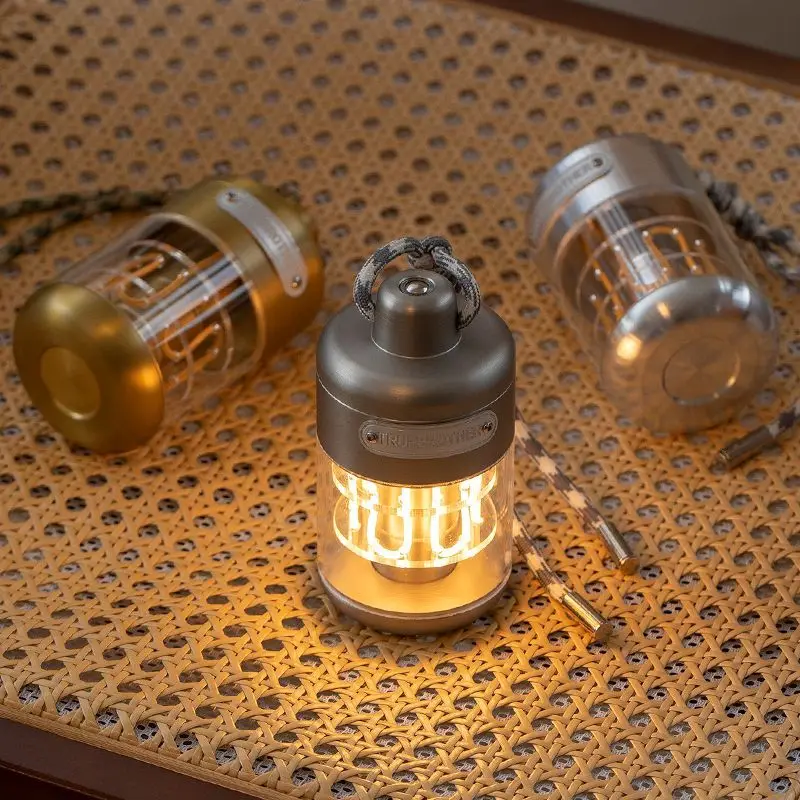 

Портативная настольная лампа для кемпинга на открытом воздухе, удобная атмосфера, украшение для спальни, прикроватная лампа, креативная зарядка, затемняющий ночник