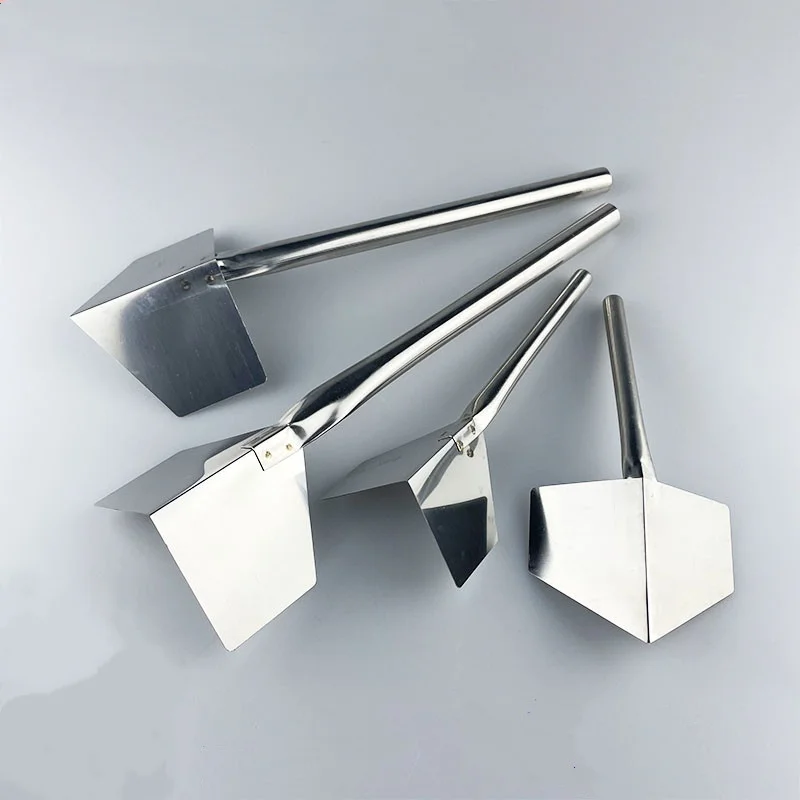 4Pcs Construction Tools Stainless Steel Putty Knife Drywall Scrapers Hand Tool Inside Outside Corner Scraping Yin Yang Puller