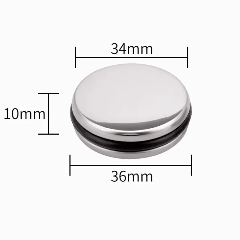 Stainless Steel Basin Sink Plug Stopper Replacement Waste Up Plug Cap Click Clack Push Button For Bathroom Basin Sink