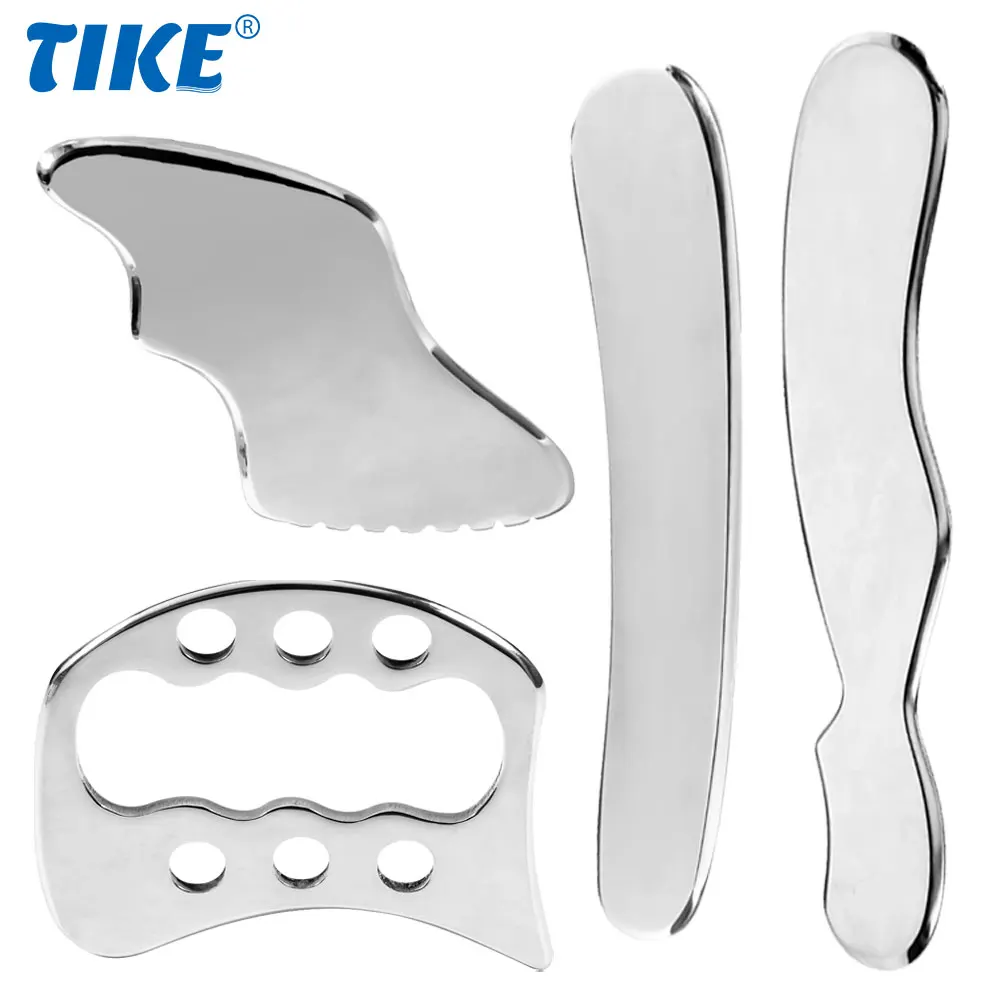 1 PCS Great Gua Sha Massage Tool, Stainless Steel Gua Sha Scraping Massage Tools IASTM Tools, Home Soft Tissue Mobilization Tool