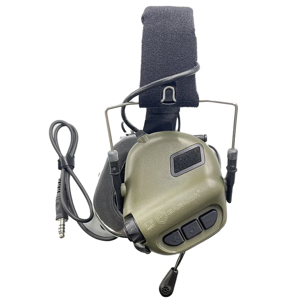 EARMOR M32 MOD4 Tactical Headset Hunting,Shooting Earmuffs with Microphone,Sound Amplification