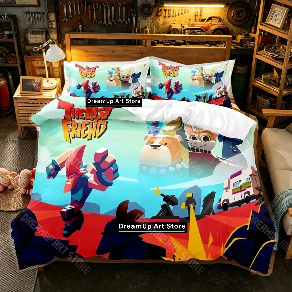 3D Printed Last Friend Game Bedding Set for Boys Girls Duvet Cover Pillowcase Twin Queen King Full Single Double Sizes