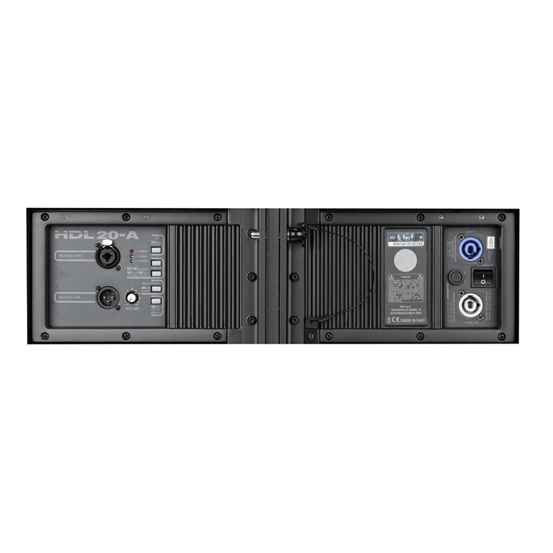 HDL 20A Dual 10-Inch Active Two-Way Outdoor Stage Speakers Best Quality Professional Audio DJ Sound System Plastic Cabinet 8ohm