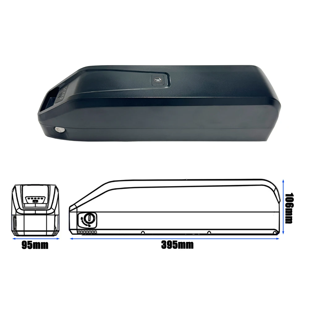 Replacement Lithium-ion Battery Pack 48V 15Ah 17.5Ah 840Wh for 500W 750W DUOTTS S26 C29 Electric Bike