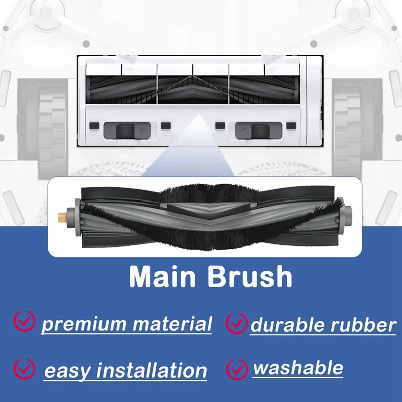 Zestaw akcesoriów dla Ecovacs Deebot T20E Omni/T20 Omni filtr szczotka rolkowa, wymiana odkurzacz Robot