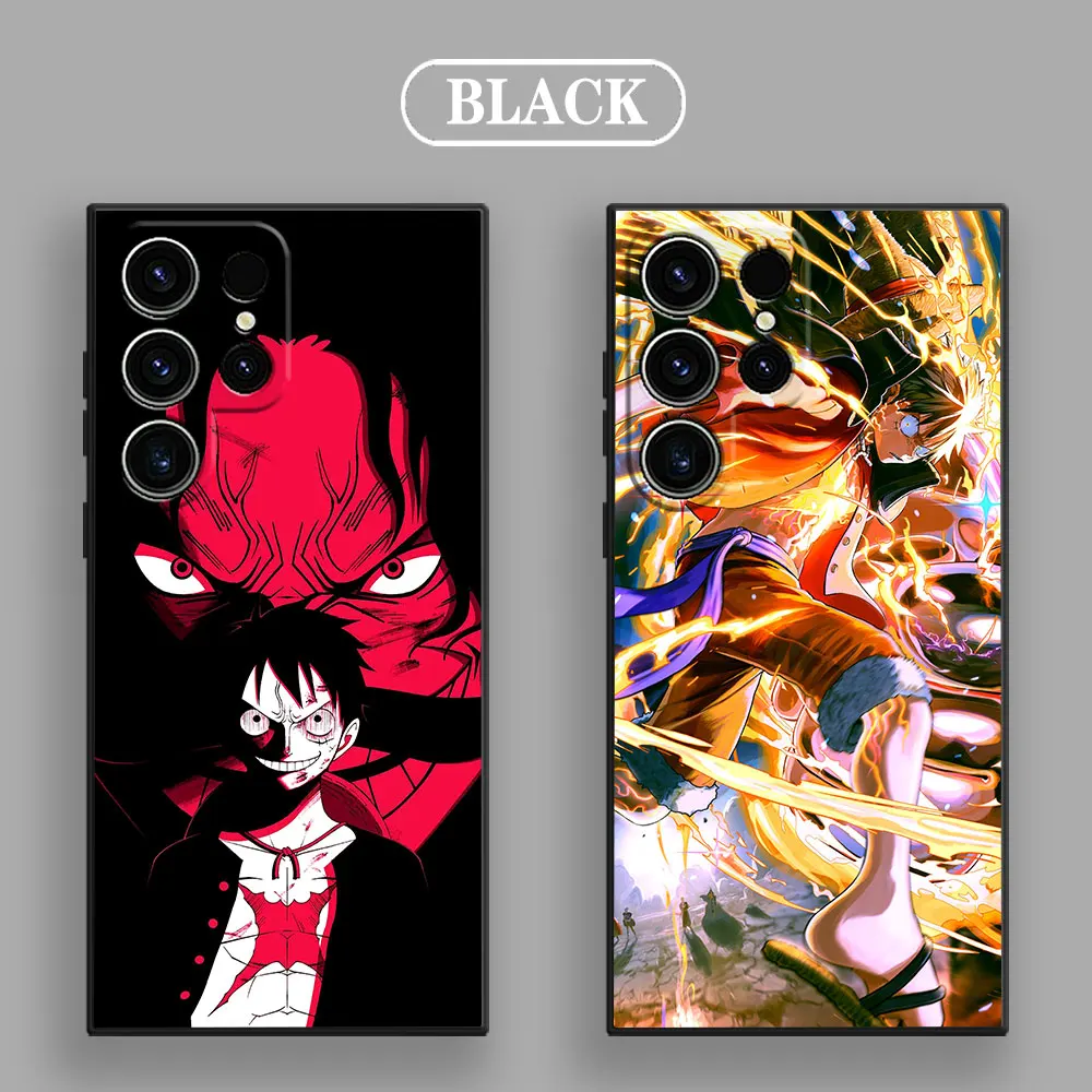Cartoon Shanks Luffy Zoro Phone Case For Samsung Galaxy S25 S24 S23 S20 S21 FE S26 S22 Ultra S26 Plus S25FE Soft Silicone Cover view 2