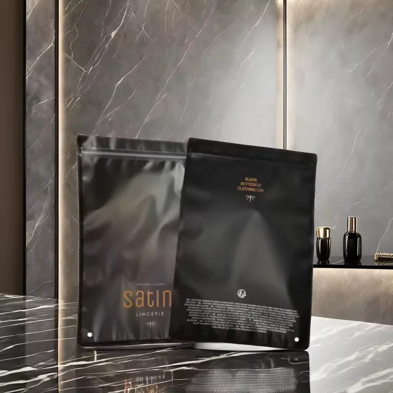 2025customized.Custom Packaging Zipper Clothing Bag Plastic Zip Lock Bag Pouch Garment Carton Packing Gravure Printing Shoe