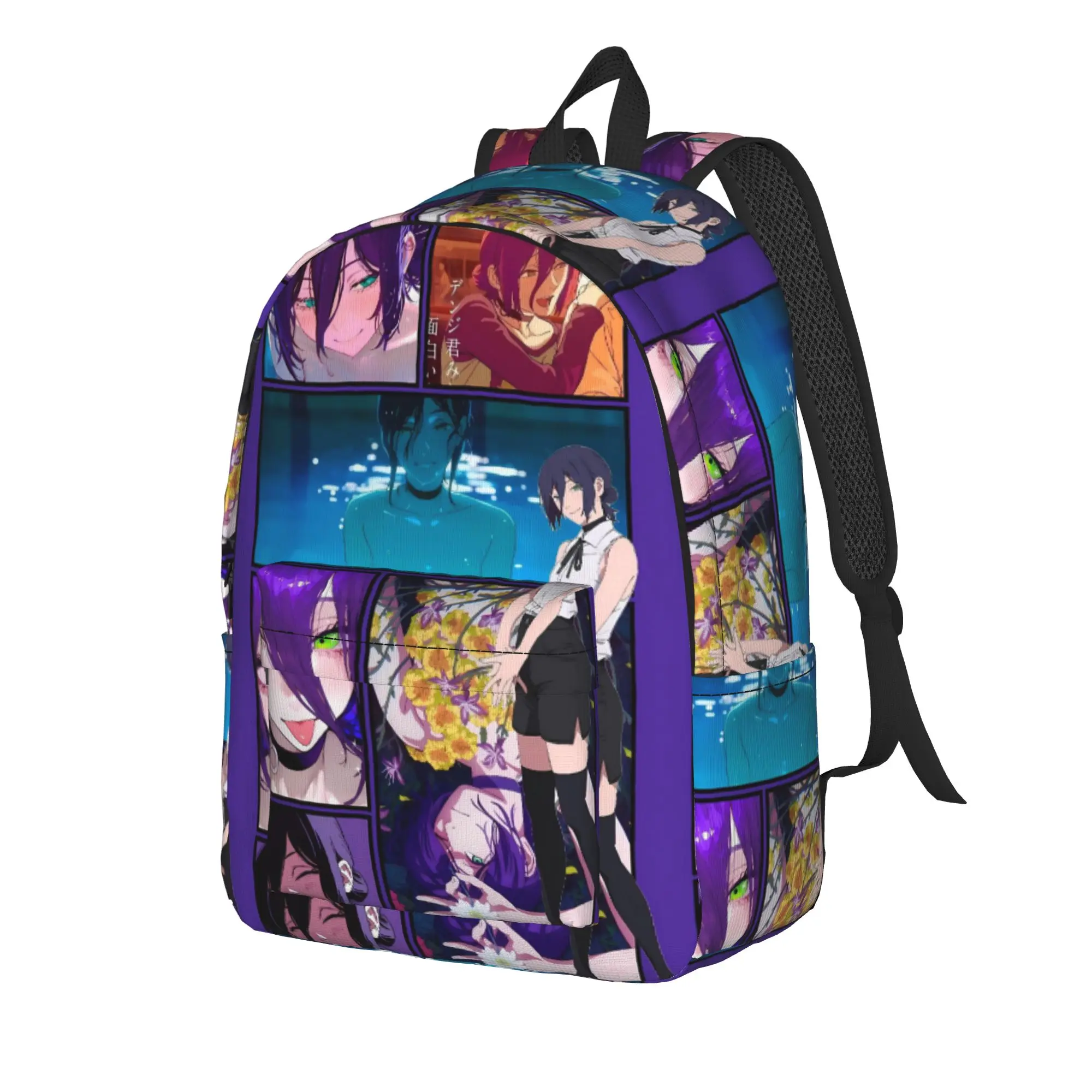 Reze layered manga Backpack Chainsaws Mans Daily Backpacks Unisex Designer Big School Bags Leisure Rucksack
