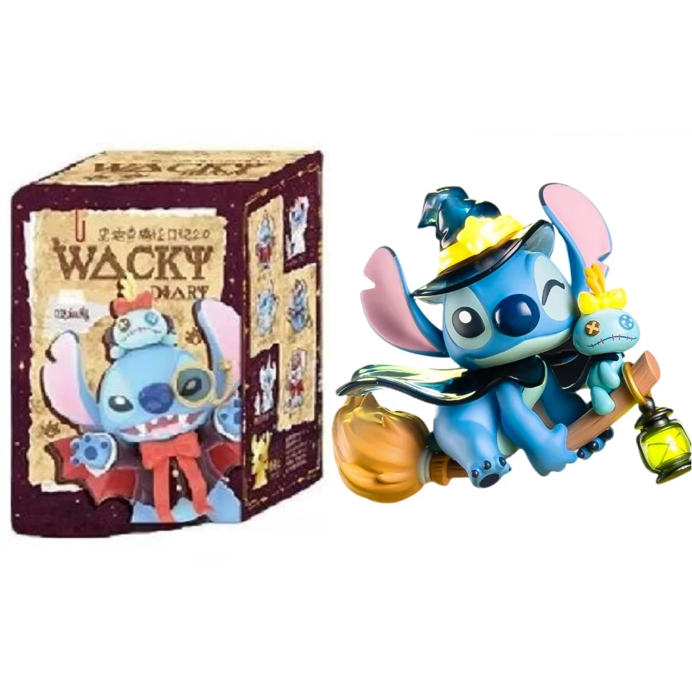 Stitch Action Figure Model Toys Weird Diary Series 2.0 6 Styles Blind Box Mystery Box Collection Desktop Ornament New Year Gifts