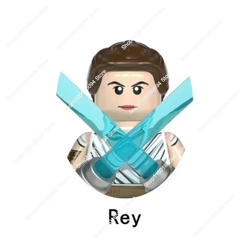 Giocattoli caldi Star wars Nuovi blocchi di costruzione Ahsoka HanSolo Luke Jan Dodonna Padme Amidala Leia Oagana Mattoni Action Figures Guerre Giocattoli