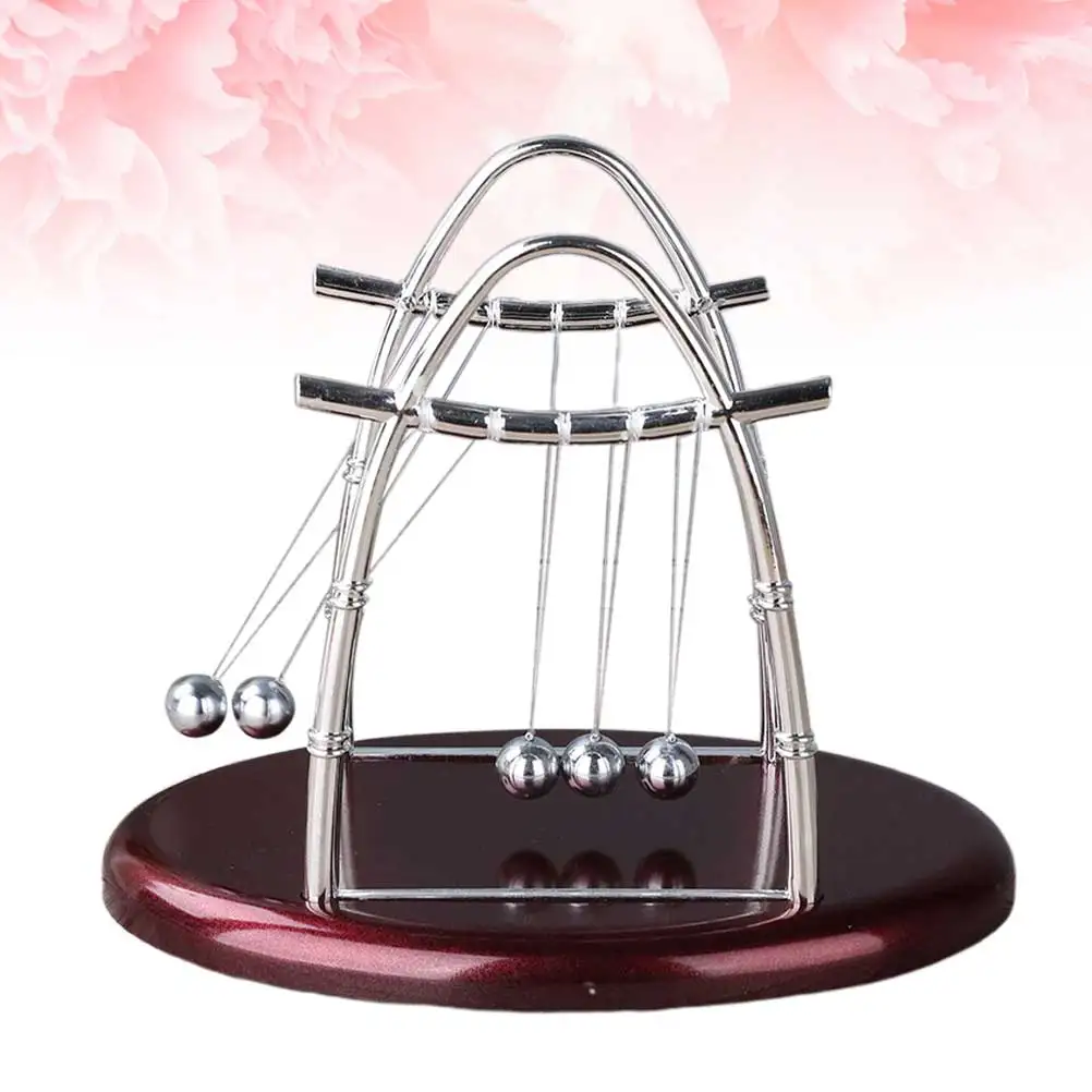 

Newton Swings The Ball Office Desk Decor Newton's Five Balls Toy Decorate Cradle Kids