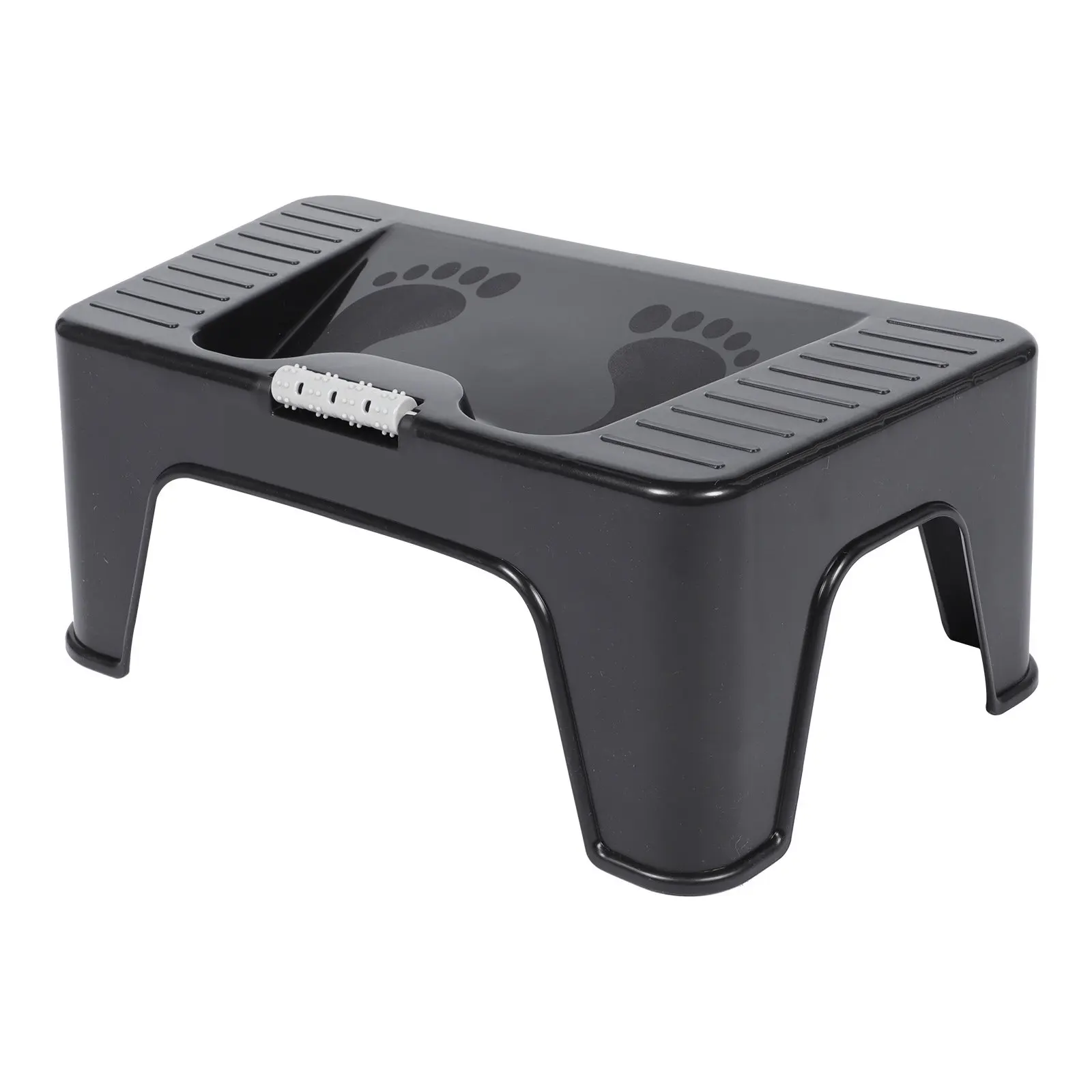 

1 шт. Прочный пластиковый табурет-подставка для ног, устойчивая подставка для дома, офиса, ванной комнаты, туалета, удобное сиденье-подставка для ног