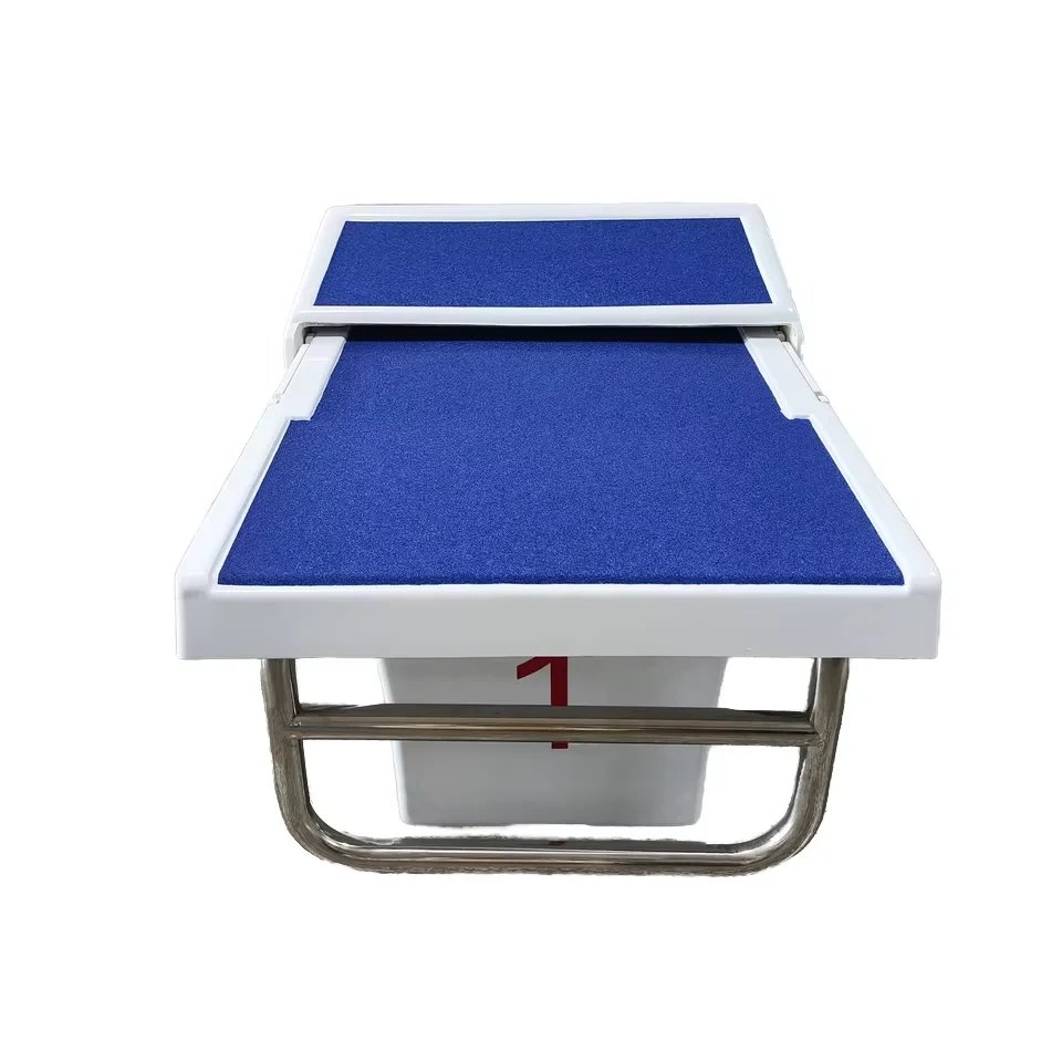 Factory Supplied Anti-Slip Portable Pool Starting Platform Standard Diving Board Swimming Block Basic Swimming Pool Accessories