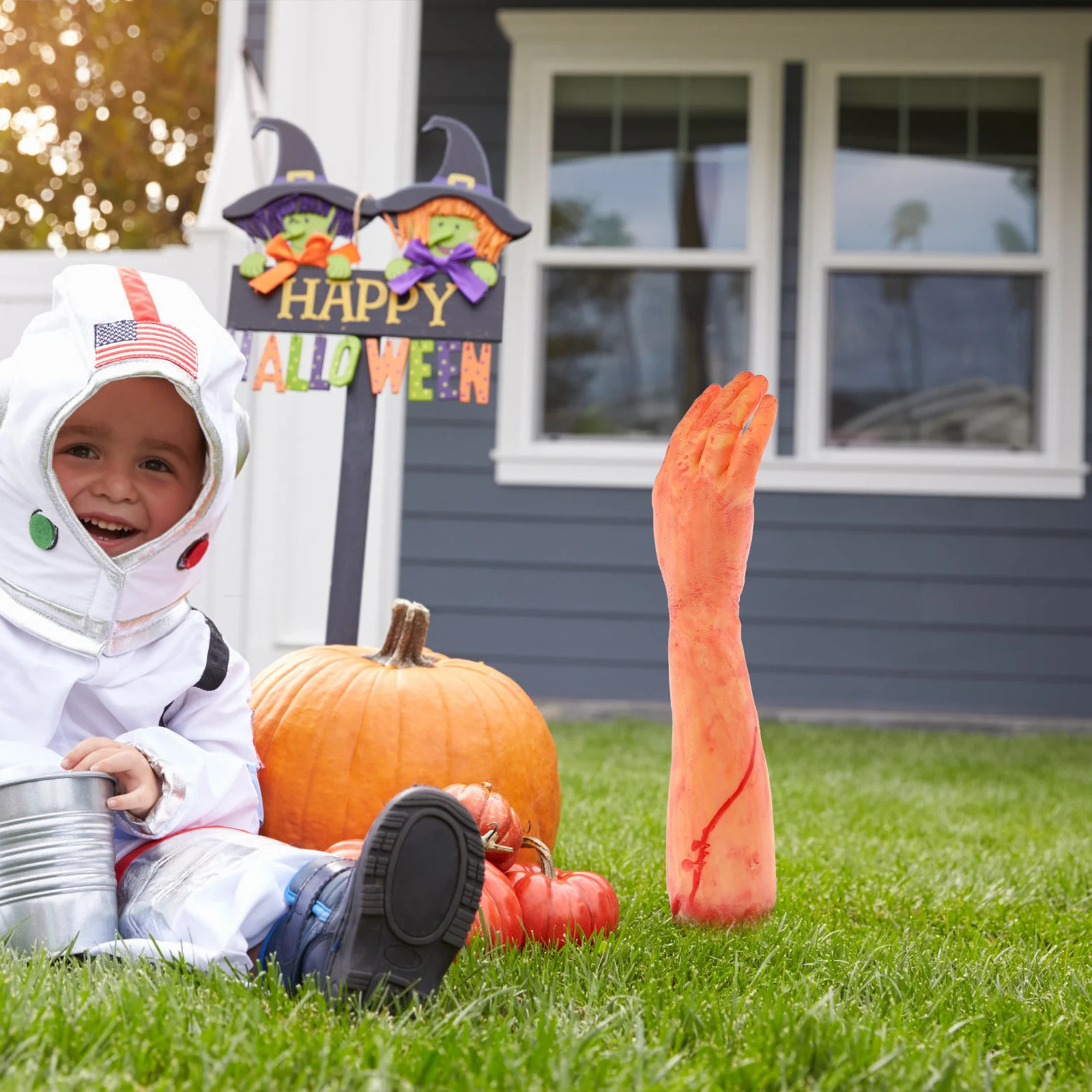 할로윈 부러진 팔 소품 장식 분리된 팔 무서운 장식품 집 바 파티 마당 유령의 집 축제 분위기