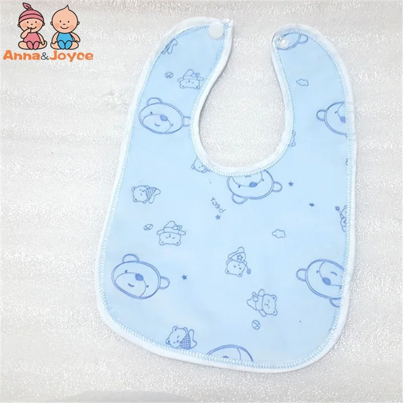 

30pcs/Lot Baby Bibs Waterproof Mouth Water Towel Cotton Bib Infants Ultra-soft Bib Pocket A Variety of Color Rice hTRK0141