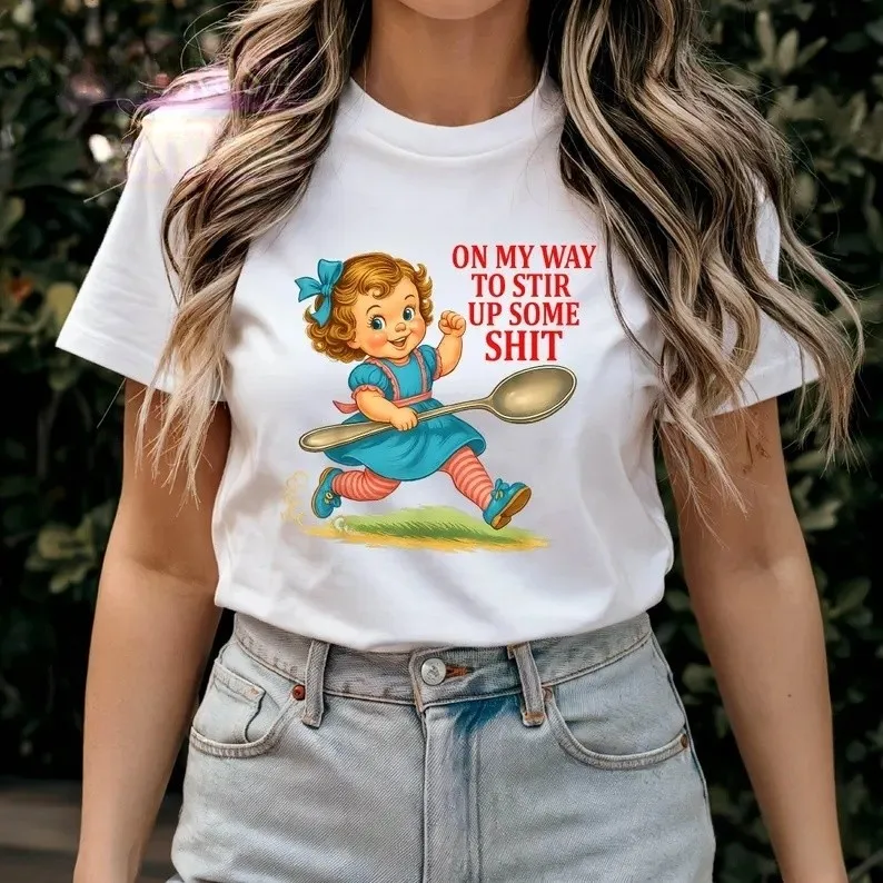 

Sarcastic Retro Tee with Funny Snarky Graphic Design