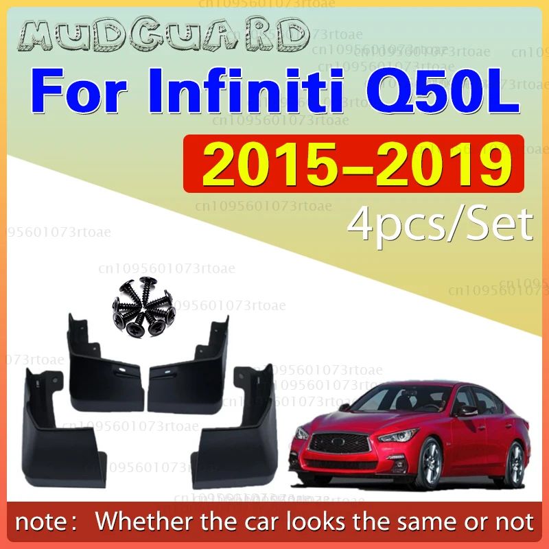 

Car Mudguard Mud Flaps Fender Mudguards Splash Guard For Infiniti Q50L 2015 2016 2017 2018 2019 Splash Guards Front Rear Wheel