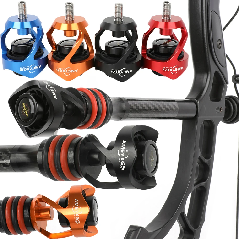 

Стабилизатор лука, демпфер, изогнутая охотничья стрельба по мишеням, стрельба из лука, алюминиевый сплав, резиновый амортизатор, гармонический шар