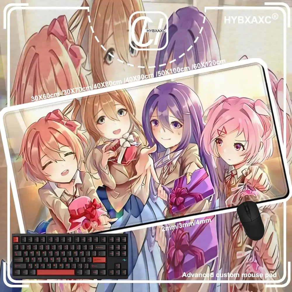 

Doki L-LiteratureS Mouse Pad Cute HD Desk Pad Extended Gaming Keyboard Mats Large 90x40cm XXL Gamer Mousepad