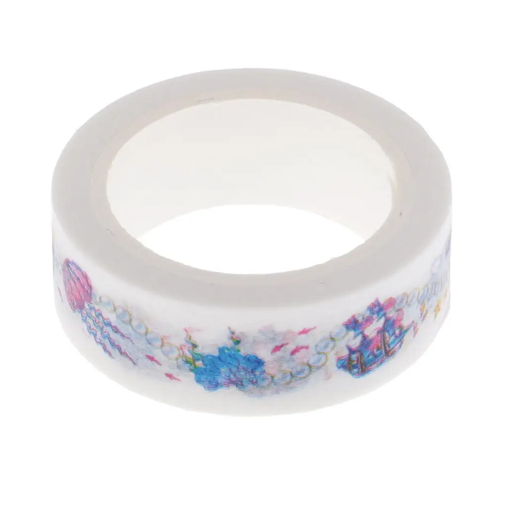 Mixed Color Decoration Masking Tape Sticky Paper Tape Popular Photo Album decor Decoration Paper Tapes Colorful Tapes