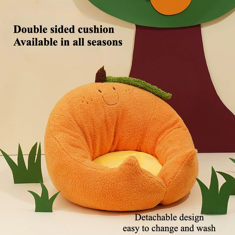 

Orange Cat Nest Four Seasons Universal Pet Bed Cat House Cat Nest Teddy Dog Bed Winter Warm Pet Supplies