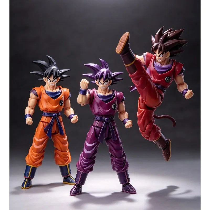 In Stock! NS Studio Dragon Ball Super Saiyan Earth Goku Orange Machine Doll Anime Collection Action Figure Models Toys Gifts
