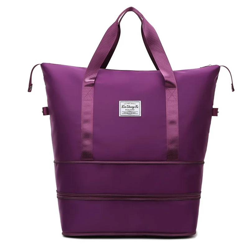 Double Expansion Travel Bag Dry Wet Separation Fitness Bag Boarding Business Trip Luggage Bag 2023 New Large Capacity