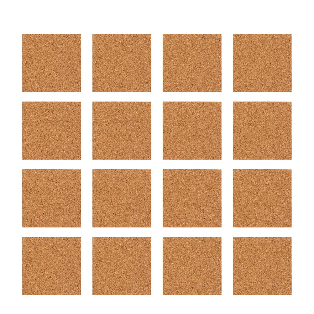 

28 Pcs Cork Coasters Self Adhesive Round Squares Cup Mats Wooden Pads Heat Insulation DIY Home Office School Decor