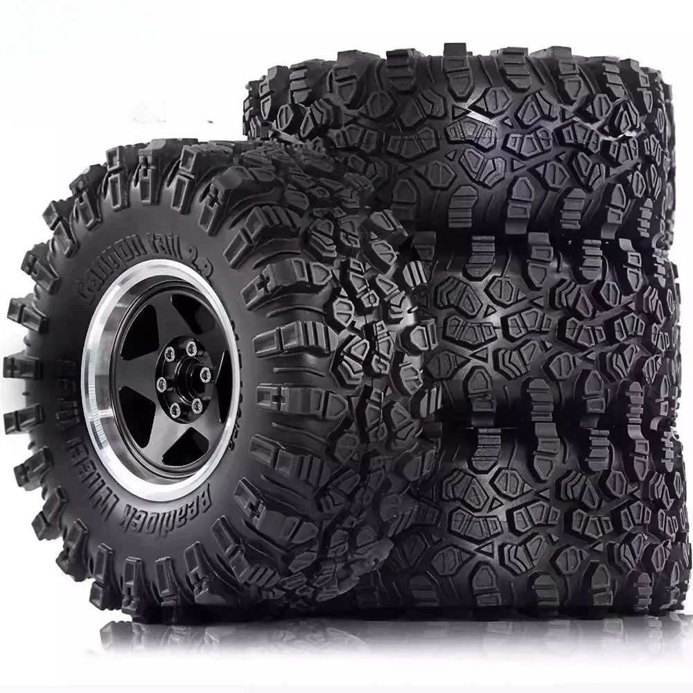 

2.2 RC Crawler Tires and Metal Beadlock Wheels 4PCS for 1/10 1/8 RC Crawler Car SCX10 I II III Pro TRX4 TRX6 Gen7/8 D90