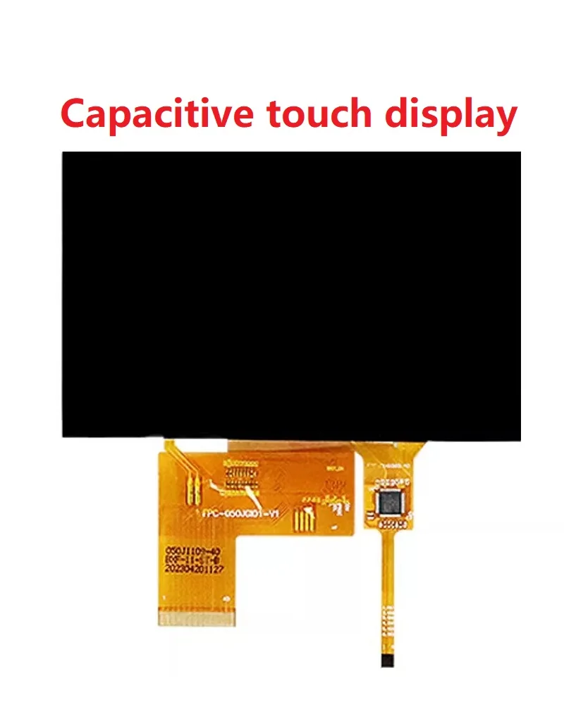 Display a cristalli liquidi a colori TFT con angolo di visione completo da 5,0 pollici Interfaccia RGB a 24 bit Driver ST7265 Cavo piatto da 40 pin