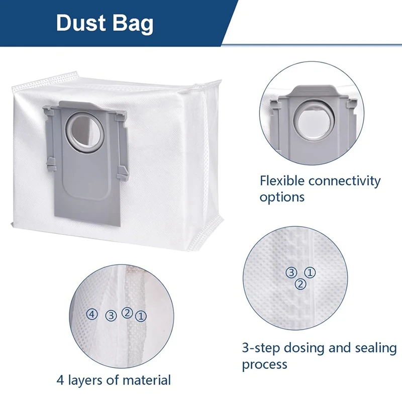 Запчасти для робота-пылесоса Roborock S8 Pro, Фильтры HEPA, основная сторона, Швабра, тканевая ткань, аксессуары