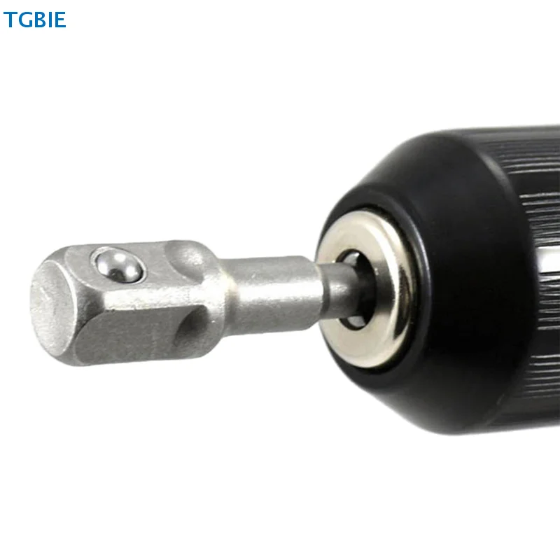 

3 Pcs Drill Socket Adapter Impact Drill Extension Drill Bits Bar Socket Adapter 1/4 3/8 1/2 Size Hex Shank Square Head Drill Bit