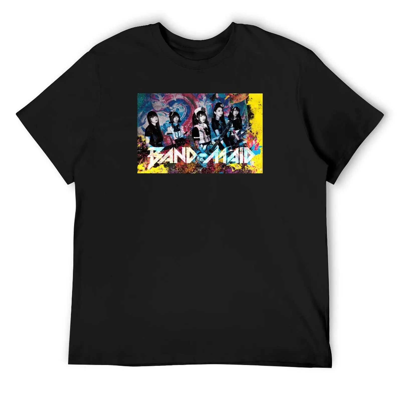 

Band-Maid Watercolor T-Shirt summer clothes customizeds black t-shirts for men