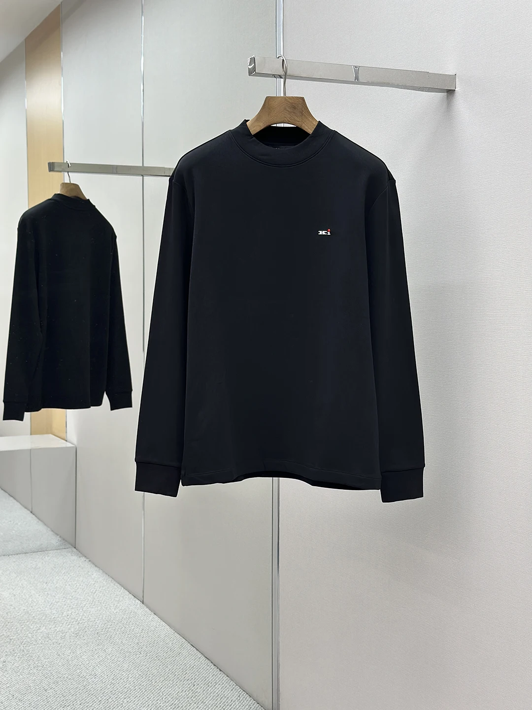 BLLIYOSS 2025 Autumn Winter men's base shirt with embroidered design on cotton velvet fabric Old Money Comfortable Breathable