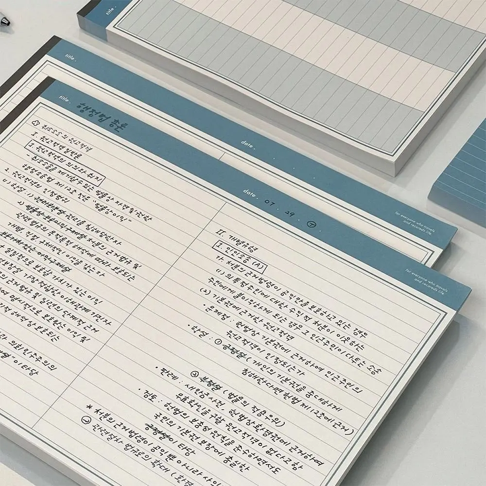 20 Lembar/Buku Ramah Lingkungan B5 B5 Notebook Horizontal Notepad Paperpad Siswa