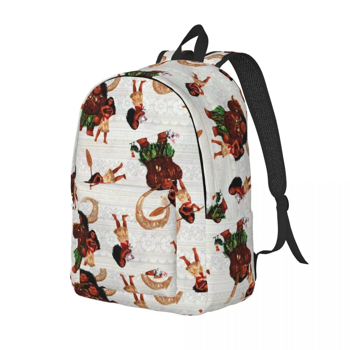 Custom Moana And Friends Laptop Backpack Men Women Basic Bookbag for College School Student Bag