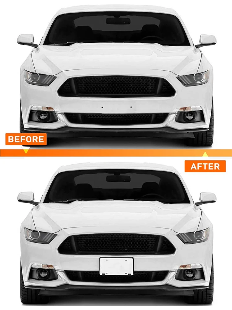 Front License Plate Frame Car License Plate Mounting Bracket Holder For Ford Mustang 2015 2016 2017