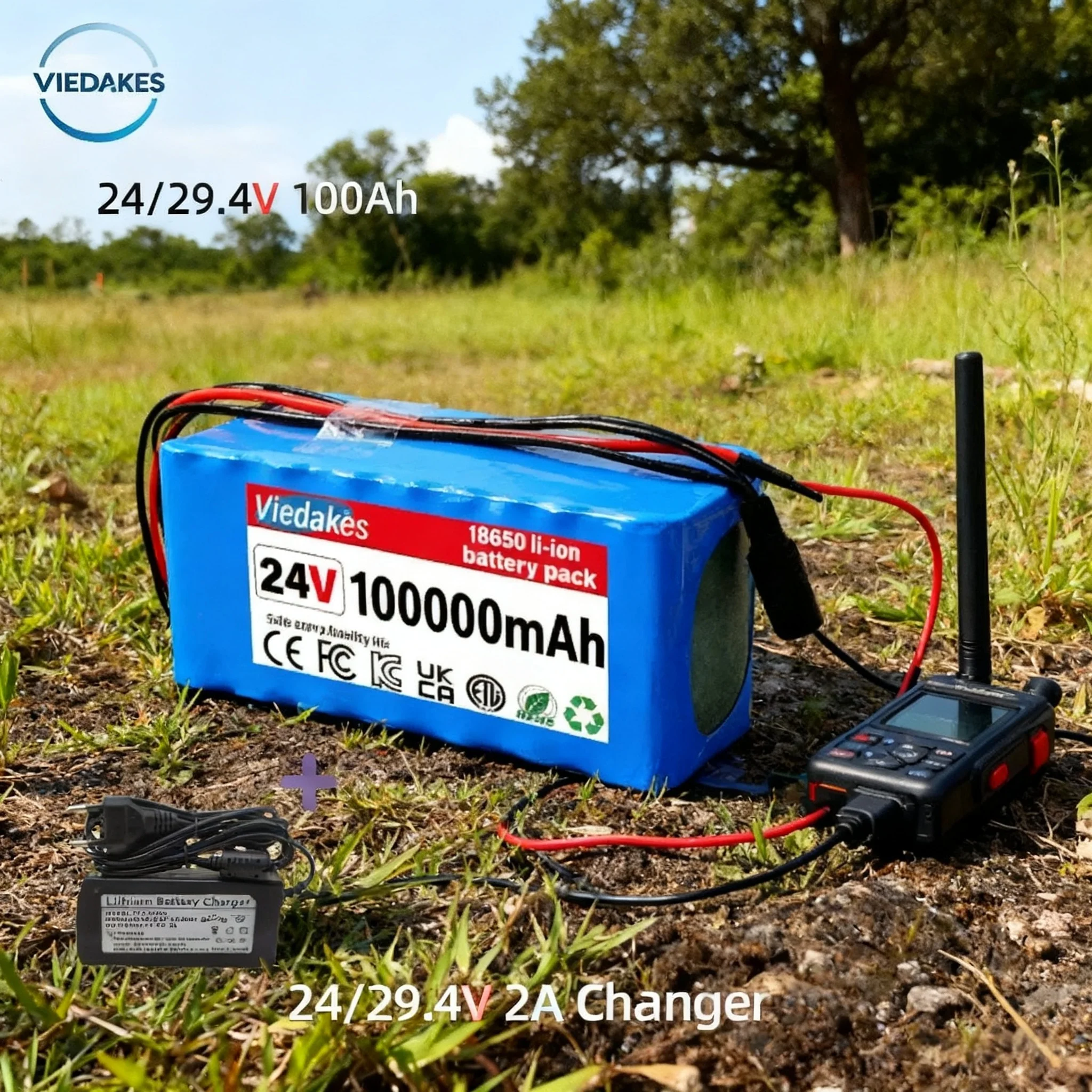 

29.4V 100Ah 7s3p 18650 battery lithium battery Suitable for 24V-29.4V motors Lithium ion Battery pack + 2A Charger