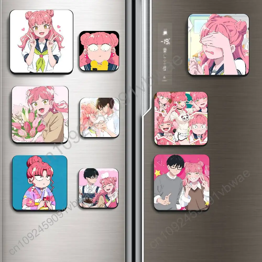 Miyu Suzuki You and I Are Polar Opposites BestSelling Refrigerator Magnetic Sticker Fridge Magnets Adhesive to Metal Surfaces