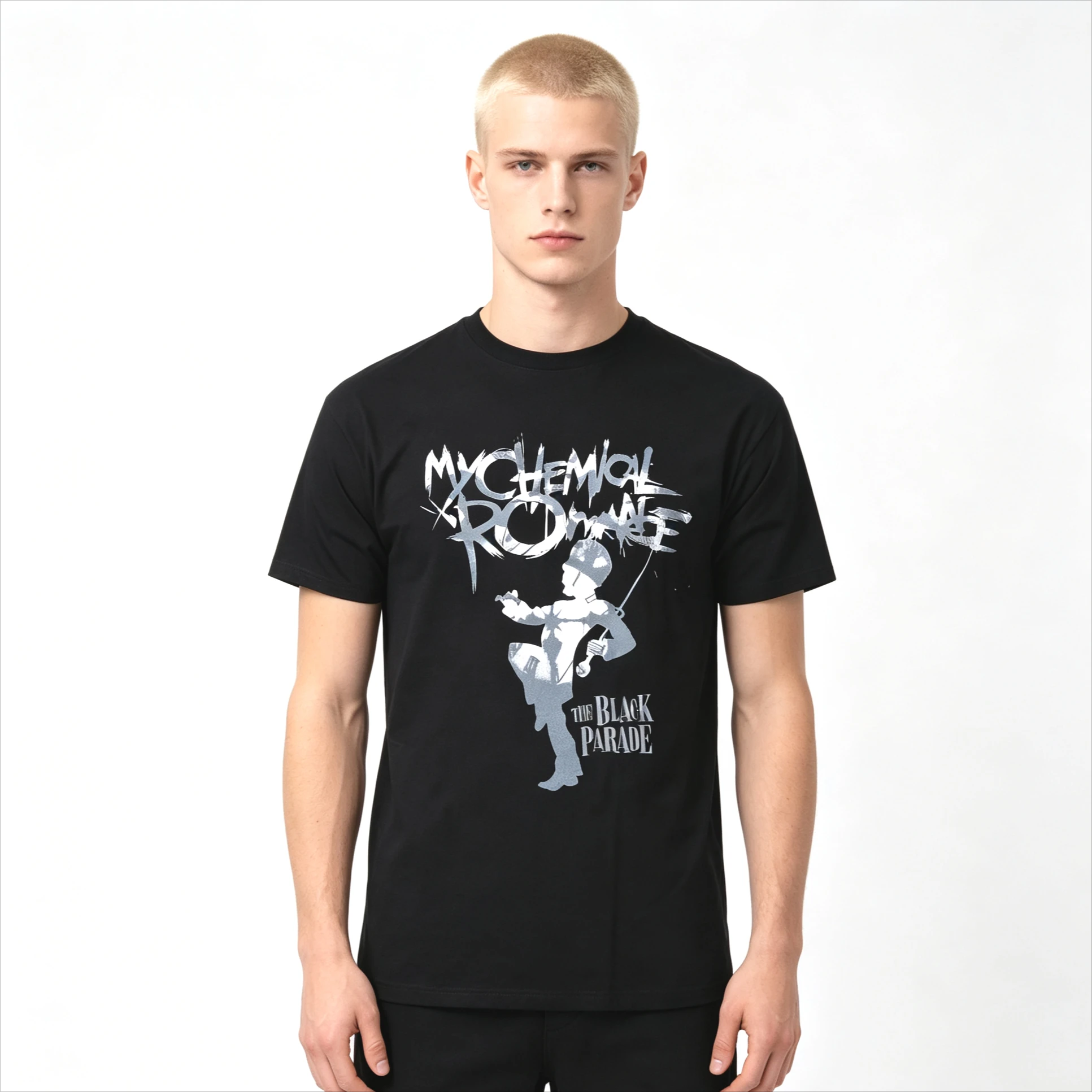 Summer Hot Sale My Chemical Romance Graphic Cotton T-shirt Unisex Short Sleeve Fashion Casual Tee Breathable Comfortable Clothes