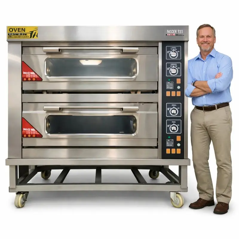 Industrial Pizza Electric a Gas Hornos Para Pan De Panaderia Price Baking Commercial Bread Oven for Cake Making Bakery Machinery