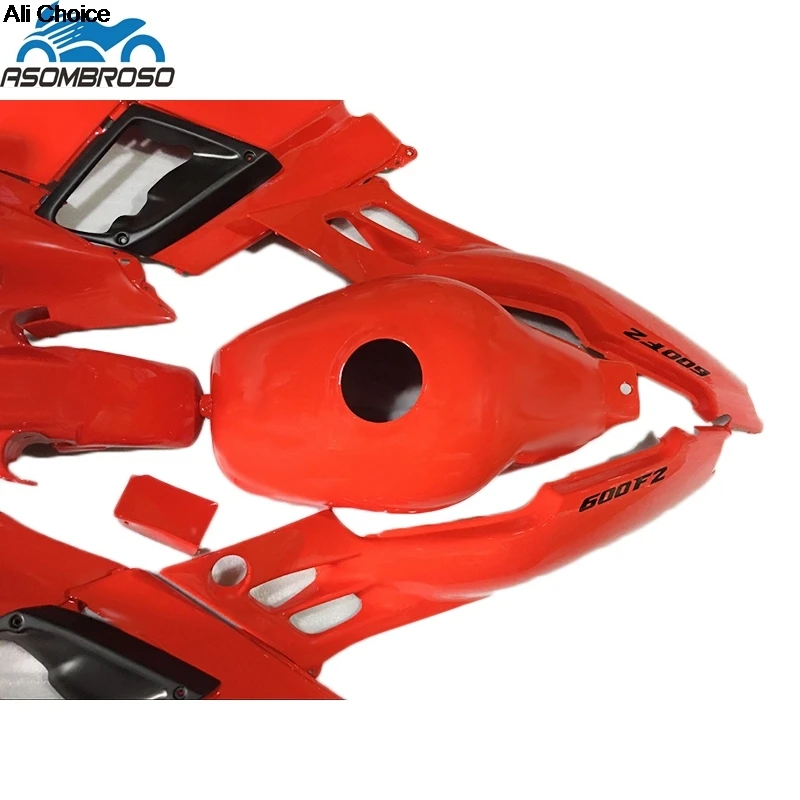 

Motorcycle Fairings For Honda CBR600 F2 1991 1992 1993 1994 fairing kit cbr 600 91 92 93 94 Red Premium Plastic 4
