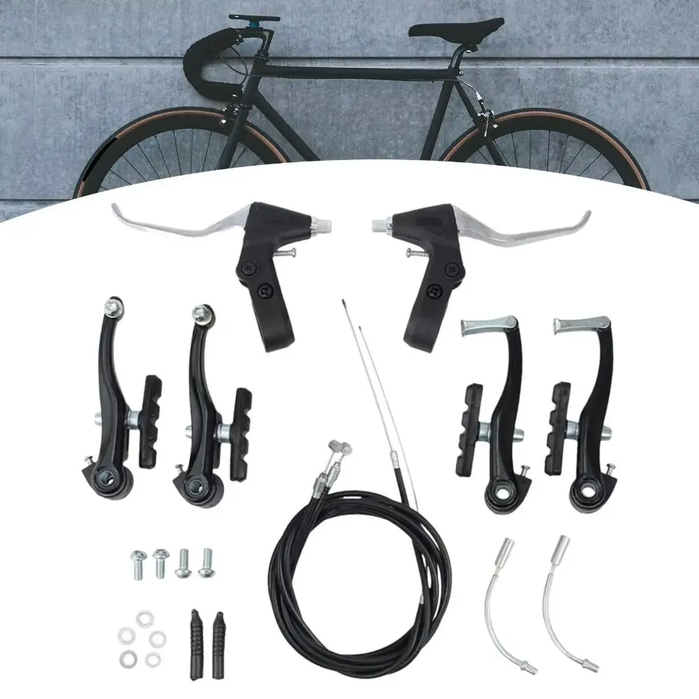 NEW Caliper Style V Brake Set Lightweight Durable Rim Brake Set Front and Rear Aluminium Alloy Brake Set BMX