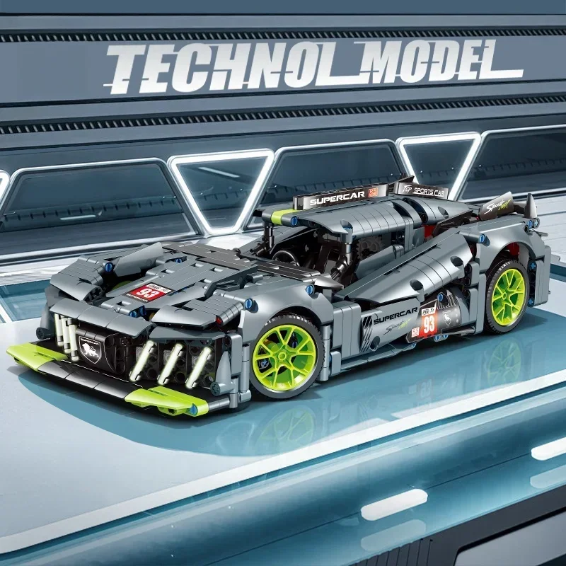Nouveau jouet de voiture de course technique 1:14 blocs de construction de Sport Super vitesse Kit MOC briques d'assemblage pour cadeau adulte